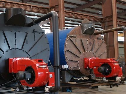 Calderas industriales con quemadores del proyecto Grupo Indali